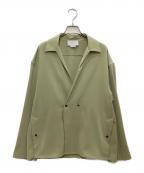 YOKEヨーク）の古着「SHIRTS CARDIGAN/シャツ カーディガン」｜グリーン