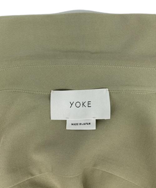 YOKE（ヨーク）YOKE (ヨーク) SHIRTS CARDIGAN/シャツ カーディガン グリーン サイズ:Sの古着・服飾アイテム