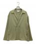 YOKE（ヨーク）の古着「SHIRTS CARDIGAN/シャツ カーディガン」｜グリーン