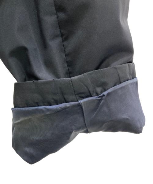 Aquascutum（アクアスキュータム）Aquascutum (アクアスキュータム) スタンドカラーハーフコート ブラック サイズ:40の古着・服飾アイテム