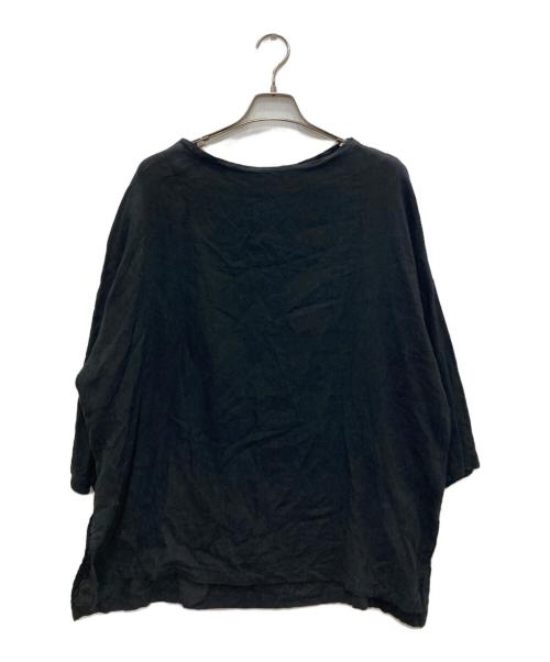 journal standard luxe（ジャーナルスタンダード ラックス）JOURNAL STANDARD LUXE (ジャーナルスタンダード ラックス) エアリネン Plain-ブラウス ブラック サイズ:Freeの古着・服飾アイテム