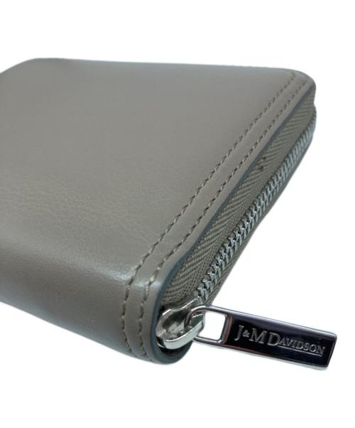 J&M DAVIDSON（ジェイ＆エム デヴィッドソン）J&M DAVIDSON (ジェイ＆エム デヴィッドソン) SMALL ZIP WALLET/スモール ジップ ウォレット ベージュの古着・服飾アイテム