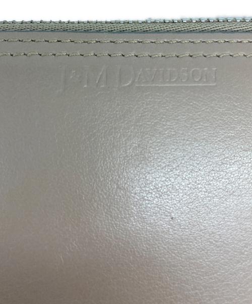 J&M DAVIDSON（ジェイ＆エム デヴィッドソン）J&M DAVIDSON (ジェイ＆エム デヴィッドソン) SMALL ZIP WALLET/スモール ジップ ウォレット ベージュの古着・服飾アイテム
