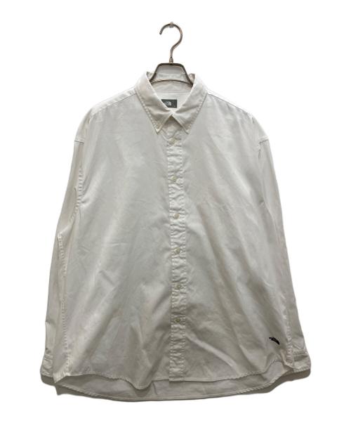 THE NORTH FACE（ザ ノース フェイス）THE NORTH FACE (ザ ノース フェイス) ロングスリーブハーフドームシャツ ホワイト サイズ:Lの古着・服飾アイテム