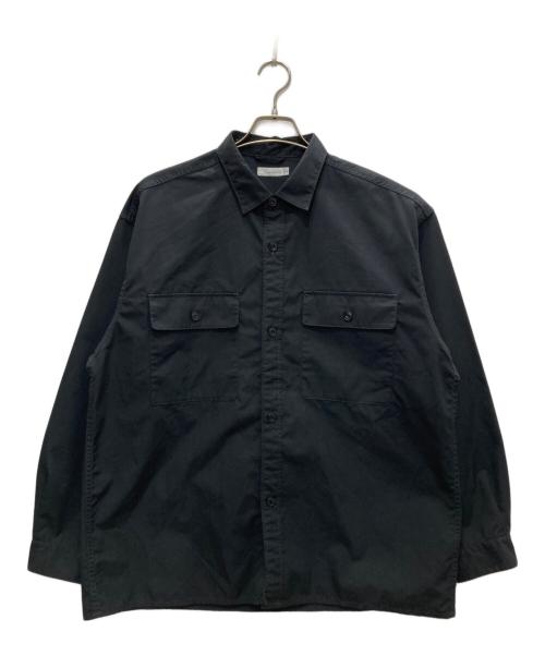nanamica（ナナミカ）nanamica (ナナミカ) Utility Light Wind Shirt/ユーティリティ ライト ワイド シャツ ブラック サイズ:Ⅿの古着・服飾アイテム