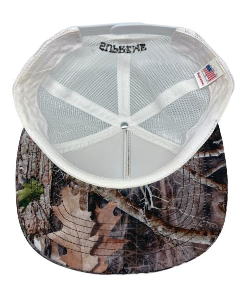 SUPREME（シュプリーム）SUPREME (シュプリーム) Authorized Mesh Back 5-panel Camo キャップ／オーソライズド　メッシュ　バック　5パネル　カモ　キャップ カーキ×ホワイトの古着・服飾アイテム