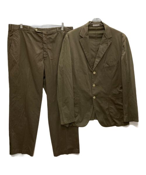 Belvest（ベルヴェスト）Belvest (ベルヴェスト) セットアップスーツ カーキ サイズ:60の古着・服飾アイテム