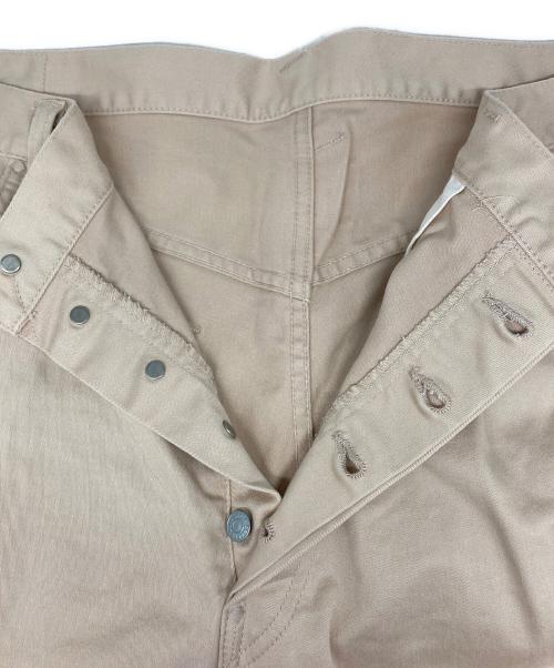 EVISU（エヴィス）EVISU (エヴィス) SATIN STRETCH チノパン ベージュ サイズ:40の古着・服飾アイテム