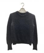 Maison Margielaメゾンマルジェラ）の古着「アルパカブレンドクルーネックニット」｜ブラック