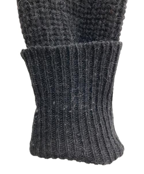 Maison Margiela（メゾンマルジェラ）Maison Margiela (メゾンマルジェラ) アルパカブレンドクルーネックニット ブラック サイズ:Sの古着・服飾アイテム