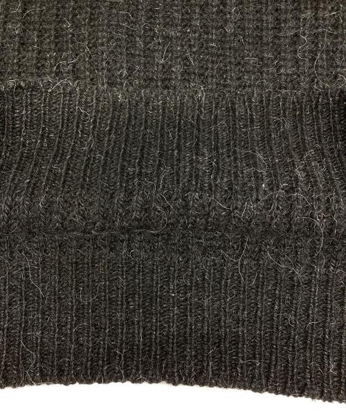 Maison Margiela（メゾンマルジェラ）Maison Margiela (メゾンマルジェラ) アルパカブレンドクルーネックニット ブラック サイズ:Sの古着・服飾アイテム