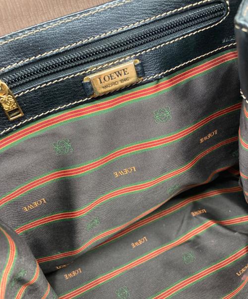 LOEWE（ロエベ）LOEWE (ロエベ) ベラスケスレザーハンドバッグ ブラックの古着・服飾アイテム