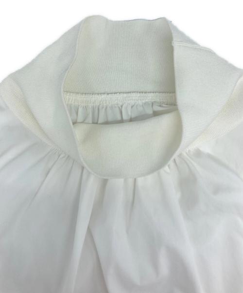 LE PHIL（ル フィル）LE PHIL (ル フィル) ストレッチブロードブラウス ホワイト サイズ:Freeの古着・服飾アイテム