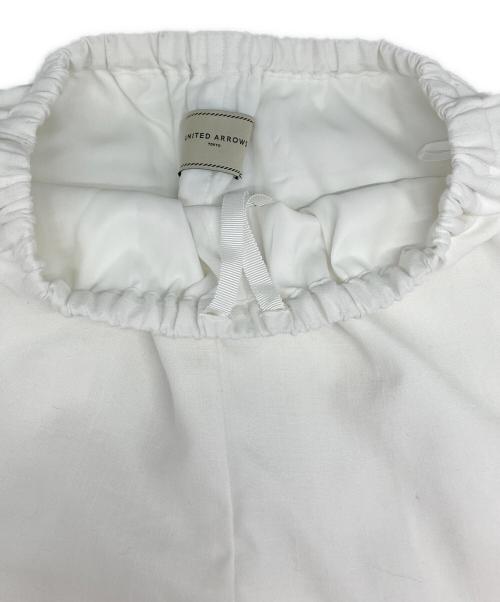 UNITED ARROWS TOKYO（ユナイテッドアローズトウキョウ）UNITED ARROWS TOKYO (ユナイテッドアローズトウキョウ) イージーワイドパンツ ホワイト サイズ:36の古着・服飾アイテム