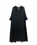 UNITED ARROWS TOKYOユナイテッドアローズトウキョウ）の古着「ASAMI ドルマン スキッパー ワンピース」｜ブラック