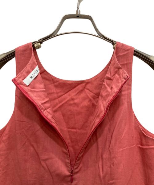 MARIHA（マリハ）MARIHA (マリハ) ノースリーブワンピース ピンク サイズ:36の古着・服飾アイテム