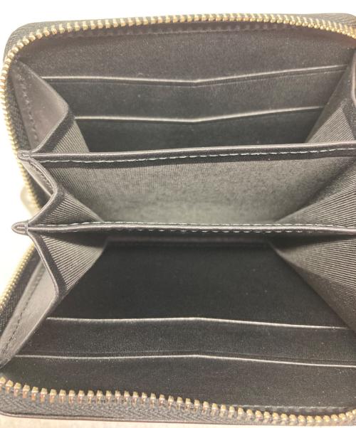 BERMAS（バーマス）BERMAS (バーマス) ラウンドファスナーミニウォレット ブラックの古着・服飾アイテム