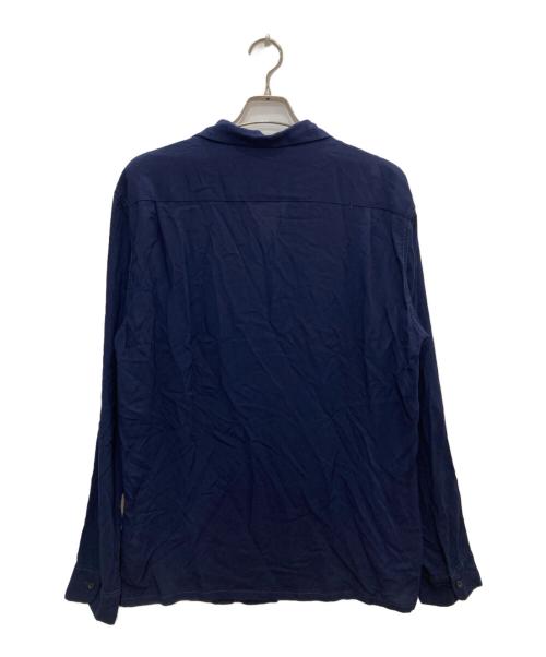 TOWN CRAFT（タウンクラフト）TOWN CRAFT (タウンクラフト) SOLID LOOP COLLAR LS SHIRTS/ソリッド ループ カラー LS シャツ ネイビー サイズ:Ｍの古着・服飾アイテム