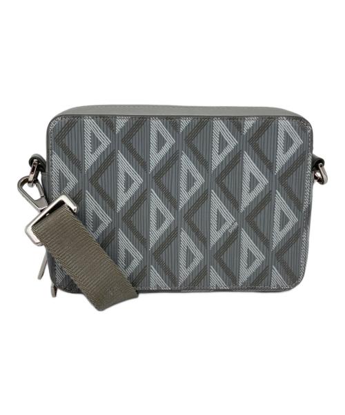 Dior（ディオール）Dior (ディオール) CDダイヤモンド PVC×レザー ショルダーバッグ グレーの古着・服飾アイテム