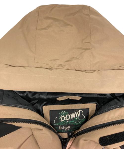 Schott（ショット）Schott (ショット) 2トーンシュノーケルダウンパーカー ブラウン サイズ:Ｓの古着・服飾アイテム