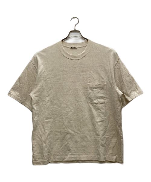 AURALEE（オーラリー）AURALEE (オーラリー) STAND-UP TEE/スタンド　アップ　ティー ベージュ サイズ:5の古着・服飾アイテム