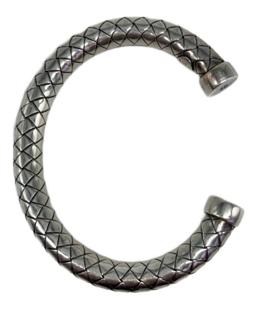 BOTTEGA VENETA（ボッテガベネタ）BOTTEGA VENETA (ボッテガベネタ) イントレチャートバングルの古着・服飾アイテム