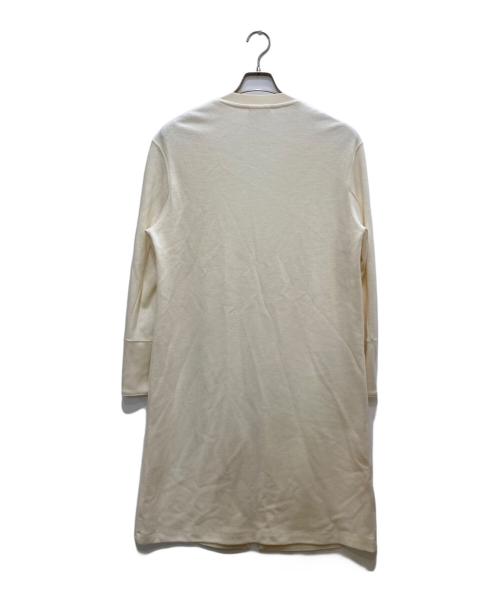 DES PRES（デ プレ）DES PRES (デ プレ) ニットコンビネーション ノーカラーコート ホワイト サイズ:Freeの古着・服飾アイテム