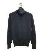 CABANキャバン）の古着「コットンカシミヤアゼ ハイネックプルオーバー」｜ブラック