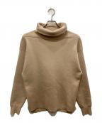 CABANキャバン）の古着「タートルネックニット」｜ベージュ