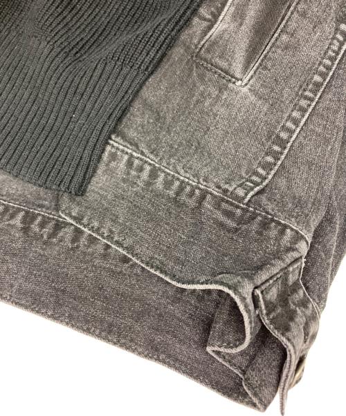 sacai（サカイ）sacai (サカイ) 切替カットソー ブラック サイズ:3の古着・服飾アイテム