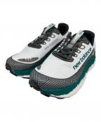 NEW BALANCEニューバランス）の古着「トレイルランニングシューズ」｜ホワイト×グリーン