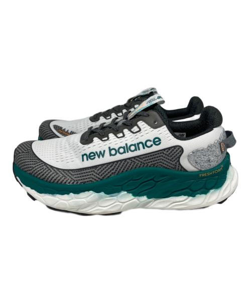 NEW BALANCE（ニューバランス）NEW BALANCE (ニューバランス) トレイルランニングシューズ ホワイト×グリーン サイズ:JPN27.5の古着・服飾アイテム