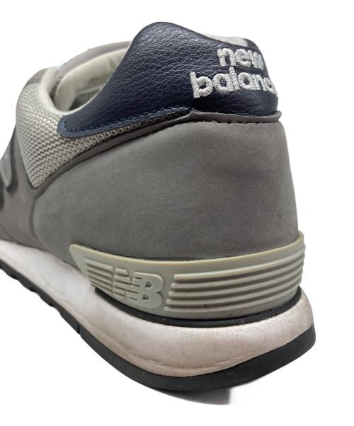 NEW BALANCE（ニューバランス）NEW BALANCE (ニューバランス) ローカットスニーカー グレー×ネイビー サイズ:9 1/2の古着・服飾アイテム