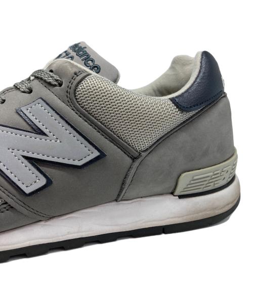 NEW BALANCE（ニューバランス）NEW BALANCE (ニューバランス) ローカットスニーカー グレー×ネイビー サイズ:9 1/2の古着・服飾アイテム