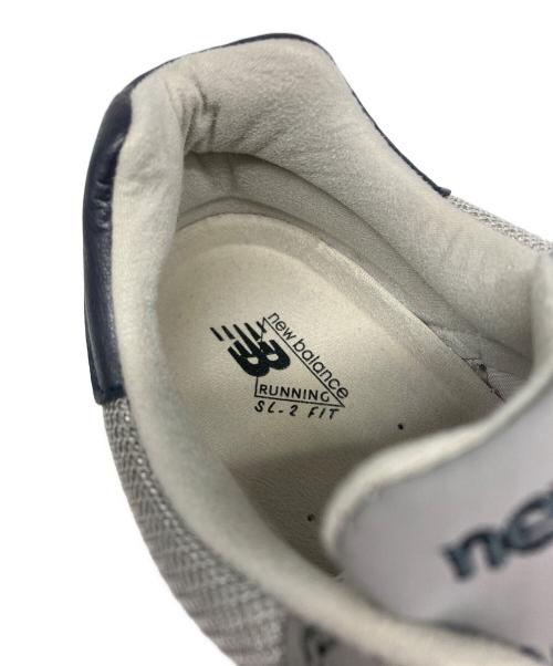 NEW BALANCE（ニューバランス）NEW BALANCE (ニューバランス) ローカットスニーカー グレー×ネイビー サイズ:9 1/2の古着・服飾アイテム