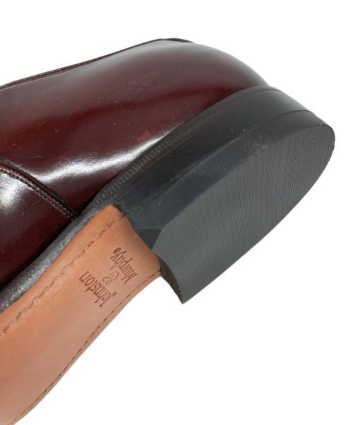 JOHNSTON&MURPHY（ジョンストン＆マーフィー）JOHNSTON&MURPHY (ジョンストン＆マーフィー) ストレートチップシューズ ブラウン サイズ:8 1/2の古着・服飾アイテム