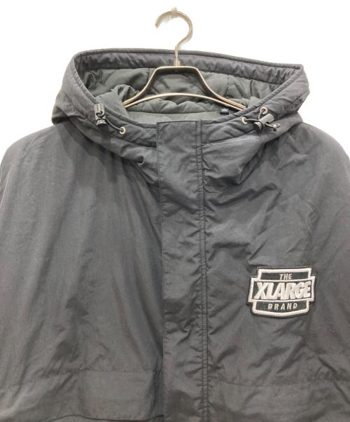 X-LARGE（エクストララージ）X-LARGE (エクストララージ) NYLON PUFFER JACKET/ナイロン パファー ジャケット ブラック サイズ:XLの古着・服飾アイテム