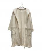 PRISTINEプリスティン）の古着「プリスティン ウールハニカムフードローブ オーガニックコットン」｜ホワイト