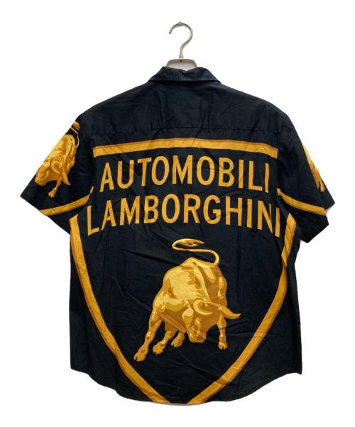 SUPREME（シュプリーム）Supreme (シュプリーム) Automobili Lamborghini S/S Shirt/アウトモビリ　ランボルギーニ　ショートスリーブ　シャツ ブラック サイズ:Ｓの古着・服飾アイテム
