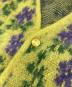 中古・古着 Needles (ニードルズ) Mohair Cardigan - Flower/モヘヤ カーディガン フラワー イエロー×パープル サイズ:L：15000円