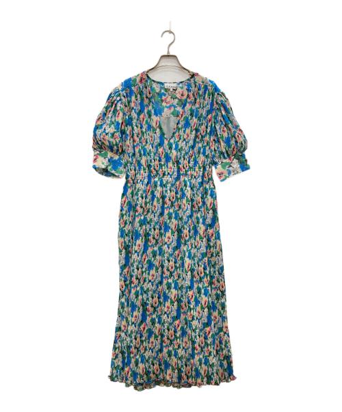 GANNI（ガニー）GANNI (ガニー) ミディドレス ワンピース マルチカラー サイズ:36の古着・服飾アイテム