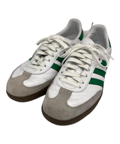 adidas（アディダス）adidas (アディダス) SAMBA OG スニーカー ホワイト×グリーン サイズ:26.5cm/US8.5/UK7.5/EUR42の古着・服飾アイテム