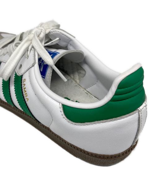 adidas（アディダス）adidas (アディダス) SAMBA OG スニーカー ホワイト×グリーン サイズ:26.5cm/US8.5/UK7.5/EUR42の古着・服飾アイテム