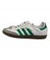 adidas (アディダス) SAMBA OG スニーカー ホワイト×グリーン サイズ:26.5cm/US8.5/UK7.5/EUR42：5000円