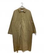 YAECAヤエカ）の古着「ステンカラーコート」｜ベージュ