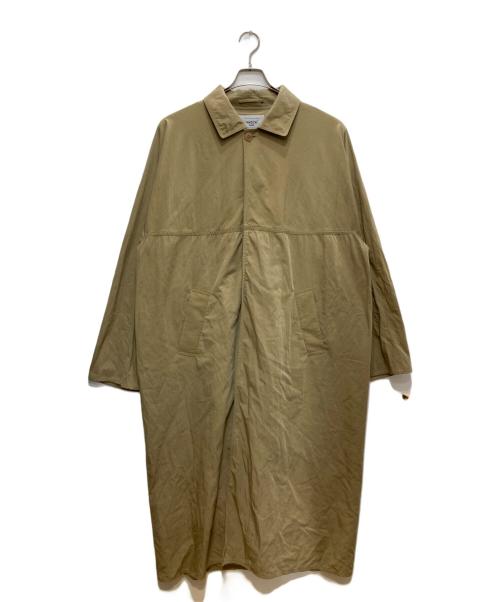 YAECA（ヤエカ）YAECA (ヤエカ) ステンカラーコート ベージュ サイズ:Ｌの古着・服飾アイテム