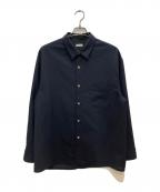 STEVEN ALANスティーブンアラン）の古着「VN/WL TRO SHT/ALL/シャツジャケット」｜ブラック