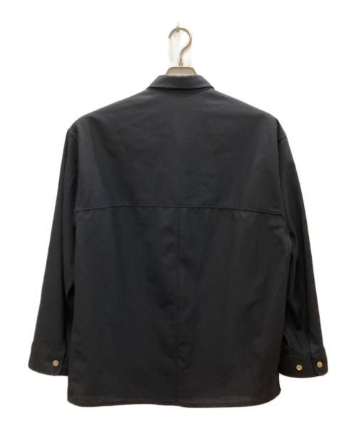 STEVEN ALAN（スティーブンアラン）STEVEN ALAN (スティーブンアラン) VN/WL TRO SHT/ALL/シャツジャケット ブラック サイズ:XLの古着・服飾アイテム
