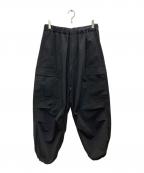 is-nessイズネス）の古着「NU WIDE 6PK PANTS」｜ブラック
