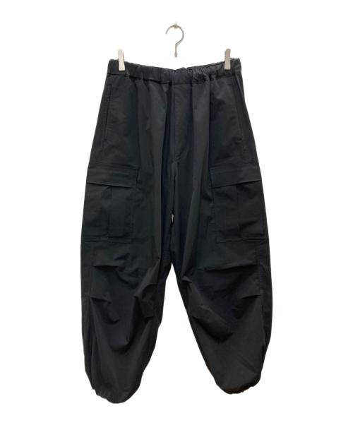 is-ness（イズネス）is-ness (イズネス) NU WIDE 6PK PANTS ブラック サイズ:48の古着・服飾アイテム